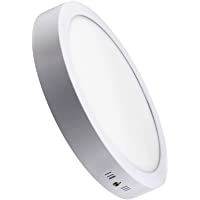 Los mejores  - Panel Superficie LED Redondo 20W. Color Blanco Neutro (4500K). Plafon de techo. 1800 lumenes. A++